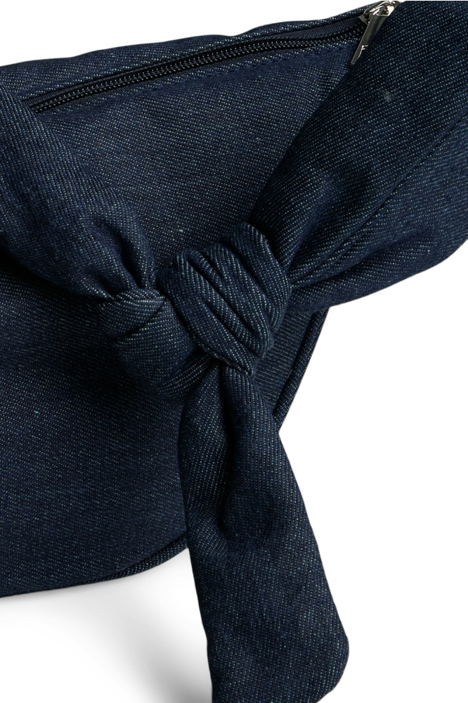 PCAMANDA DENIM KNOT BUMBAG PWP 17160829 DARK BLUE DENIM